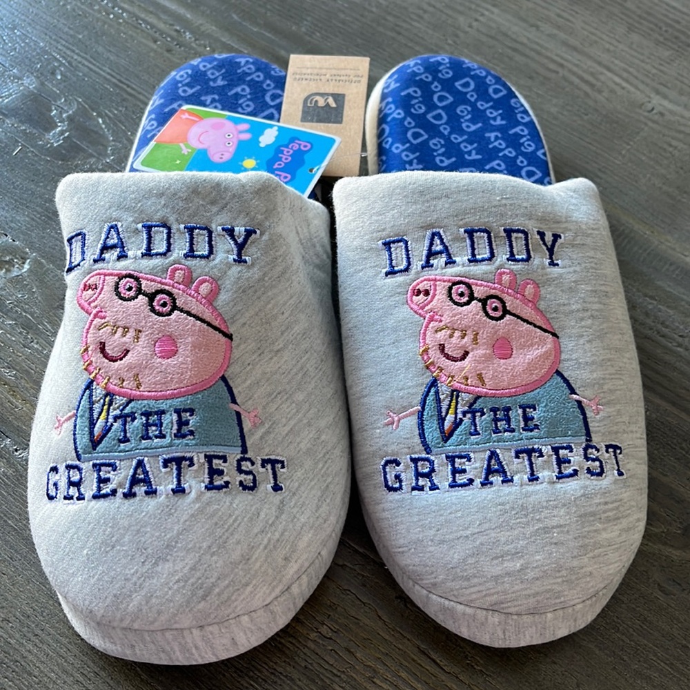 PEPPA PIG SLIPPERS “DADDY THE GREATEST”